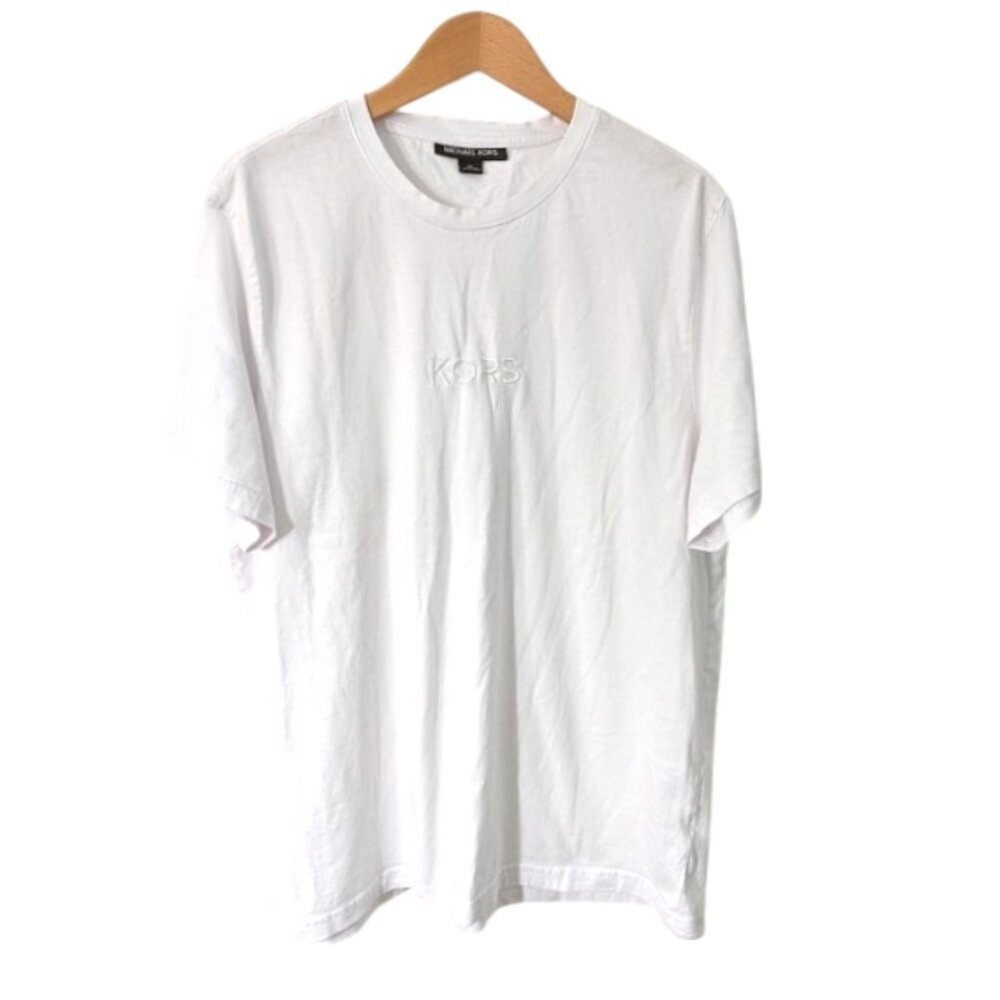 Michael Kors White‎ Short Sleeve Tee Size XL